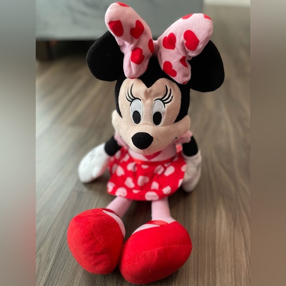 Disney Minnie Mouse Plush Toy - Red and Black - Picture 1 of 4